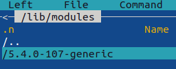 В /lib/modules/ другая версия модулей ядра, отличная от запущенного