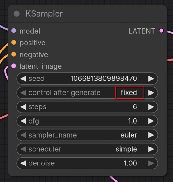Фиксация сида в ComfyUI чтобы при каждой генерации был один и тот же результат